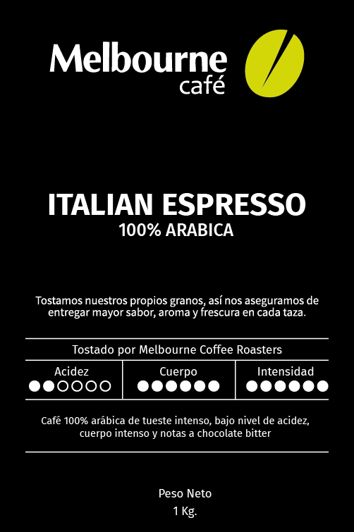 ITALIAN ESPRESSO 100% ARÁBICA 1 KILO